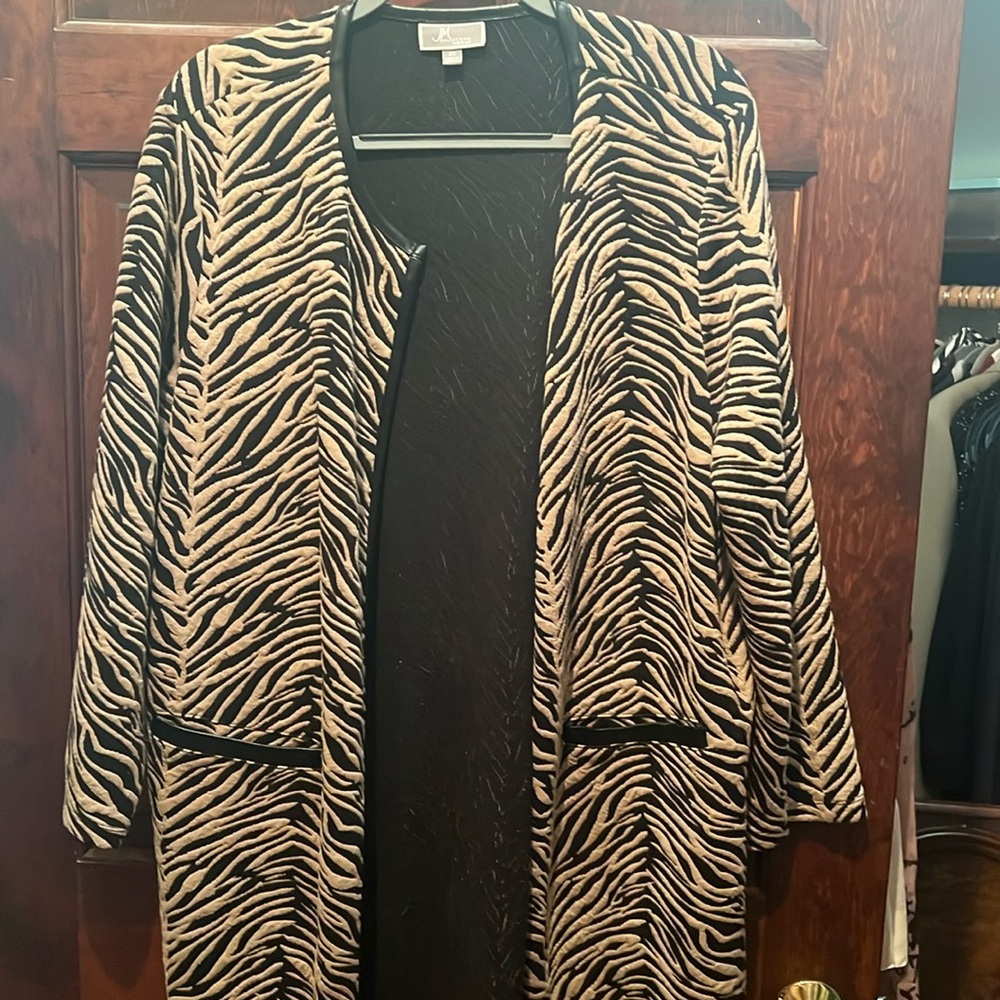 JM collection animal jacquard jacket